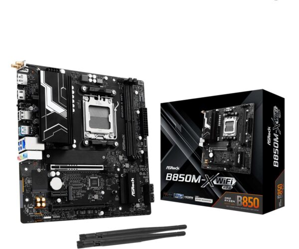 ELKO: 1446590 Asrock B850M-X wifi r2.0 am5 ddr5 emaplaat