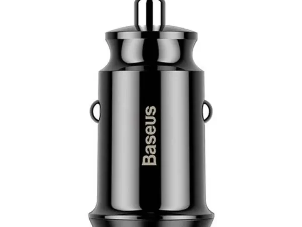 Baseus Grain auto laadija 2x USB 5V 3.1A (must)
