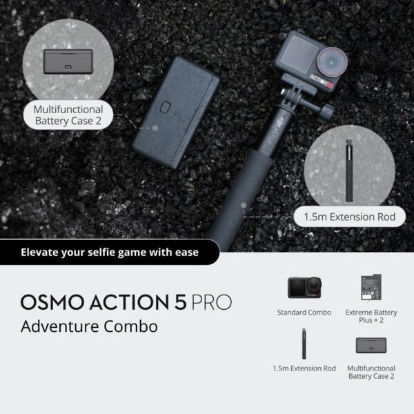 DJI Osmo Action 5 Pro Adventure Combo actionkaamera