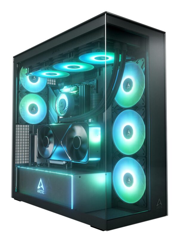 ARCTIC Xtender VG Mirror Black korpus