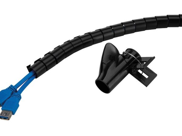 Neomounts kaablispiraal 20mm must