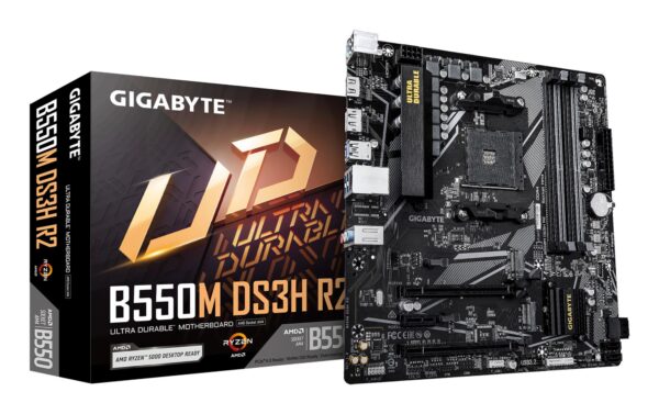 Emaplaat Gigabyte B550M DS3H R2 DDR4 AM4 Micro-ATX