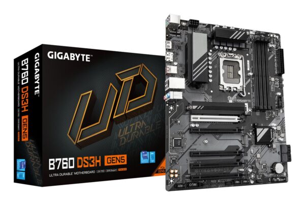 Emaplaat Gigabyte B760 DS3H Gen5 DDR5 LGA1700 ATX