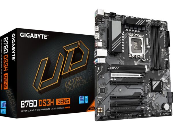 ELKO: 1447480 Emaplaat Gigabyte B760 DS3H Gen5 DDR5 LGA1700 ATX