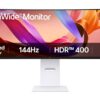 ELKO: 1447493 LG 49U950A-W 49” Dual QHD Kumer Monitor