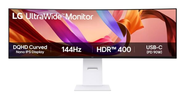 ELKO: 1447493 LG 49U950A-W 49” Dual QHD Kumer Monitor