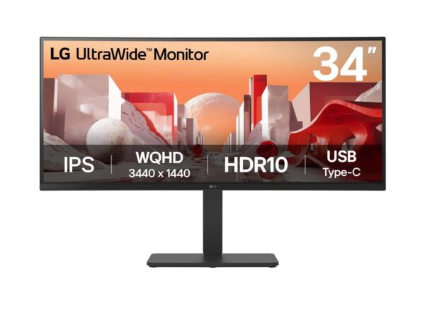 ELKO: 1447495 LG 34BA75QE-B 34" ultrawide monitor