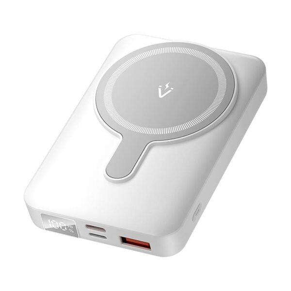 ELKO: 1447510 Vention juhtmevaba akupank 10000mAh 22.5W magnetiline valge FHTW0