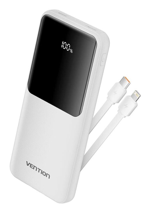 Vention akupank 10000mAh 22.5W valge FHOW0