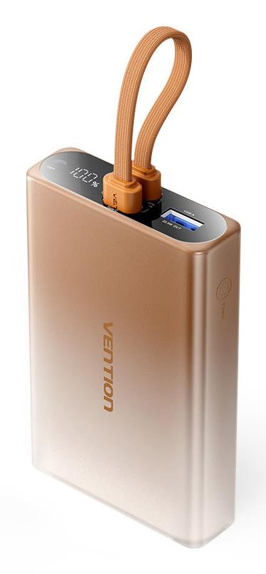 Vention akupank 10000mAh 22.5W kuldne FHZJ0