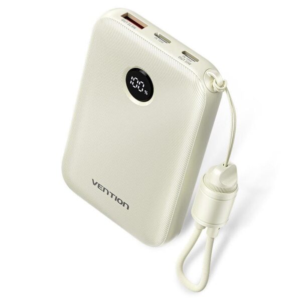 Vention akupank 10000mAh 22.5W beež FKAN0-C