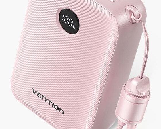 ELKO: 1447541 Vention akupank 20000mAh 22.5W roosa FKBP0-C