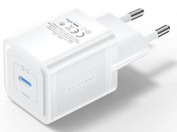 ELKO: 1447551 Vention seinlaadija USB-C 20W valge