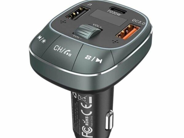 ELKO: 1447559 Vention FM-transmitter + autolaadija USB 3-port must FFLB0