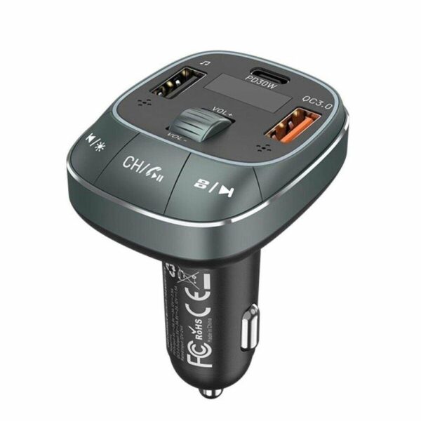 ELKO: 1447559 Vention FM-transmitter + autolaadija USB 3-port must FFLB0