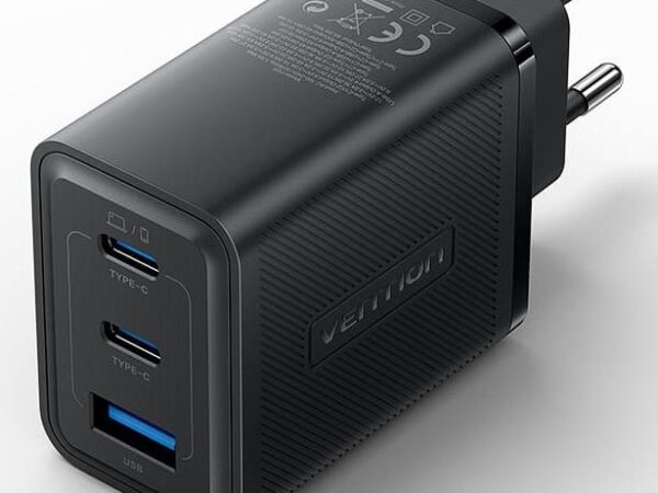 ELKO: 1447560 Vention seinlaadija 65W USB 3-port must FERB0-EU
