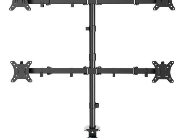 ELKO: 1447561 Gembird | Neljakordne monitorihoob | MA-D4-01 | 13-32" | Must