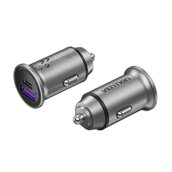 Vention autolaadija 30W USB 2-port hall FFFH0