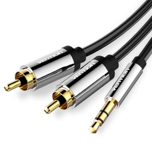 Vention helikaabel 3.5mm 2xRCA 2m