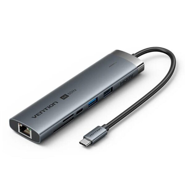 ELKO: 1447703 Vention USB-C dokkimisjaam 9in1 0.15m TGVHB