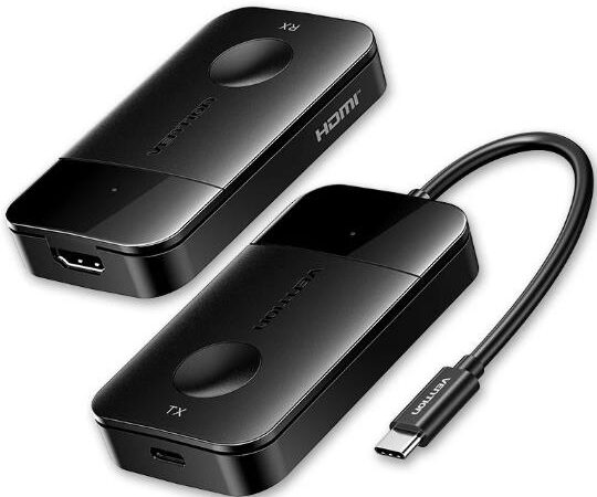ELKO: 1447706 Vention hdmi usb-c saatja-vastuvõtja ADOBB