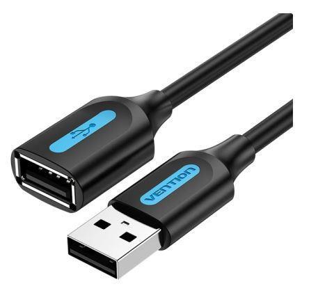 ELKO: 1447717 Vention | USB2.0 male-female pikendus 0.5m | Black | CBIBD