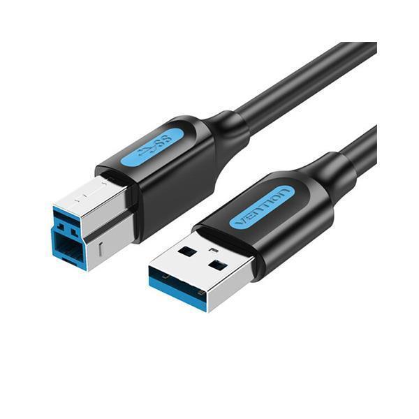Vention | USB2.0 male-male kaabel 0.5m | Black | COQBD