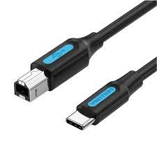 ELKO: 1447740 Vention | USB-C to USB 2.0B kaabel | CQUBH | 2m | Must