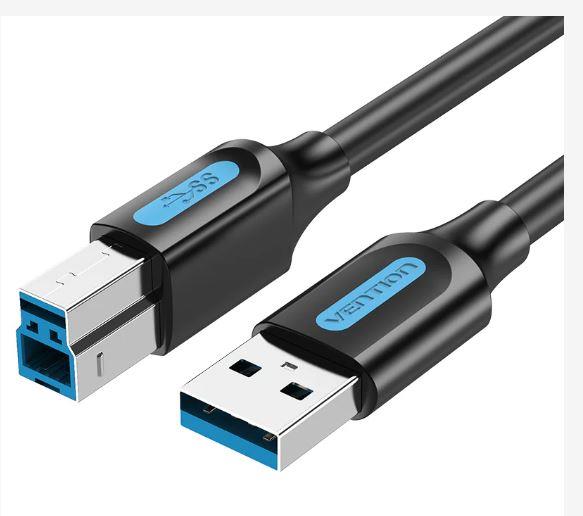Vention | USB3.0 male-male kaabel 3m | Black | COOBI