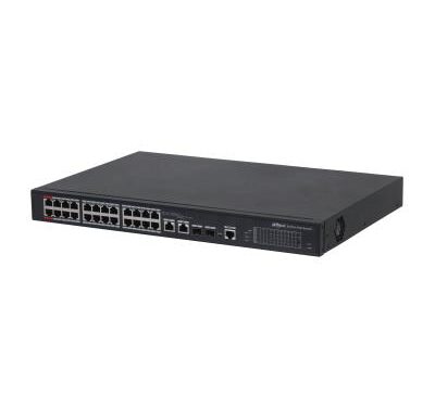 ELKO: 1447875 Dahua 24-port PoE switch (PFS4226-24ET-240-V3)