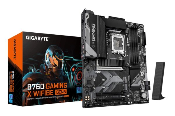 ELKO: 1447969 Gigabyte B760 Gaming X WiFi6E Gen5 emaplaat
