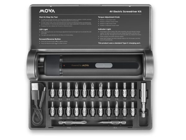 ELKO: 1448139 MOVA elektriline kruvikeeraja 4V 8Nm MSD008