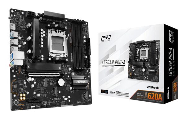 Emaplaat ASRock A620M Pro-A DDR5 AM5 Micro-ATX
