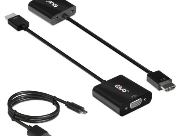 Club3D HDMI to VGA/audio adapter CAC-1302