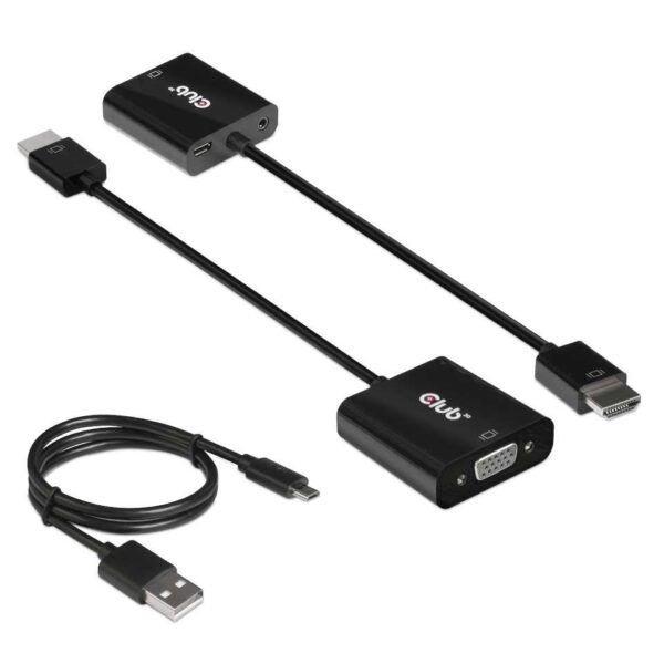 Club3D HDMI to VGA/audio adapter CAC-1302