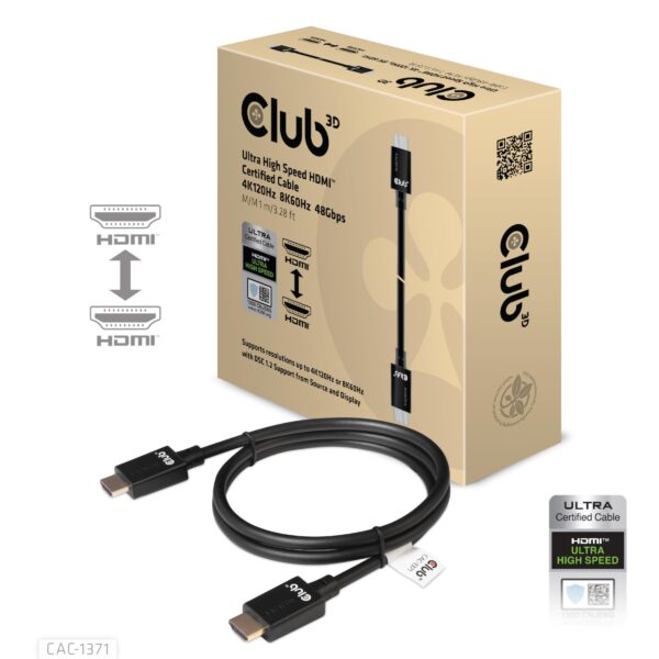Club3D HDMI-kaabel 1m CAC-1371