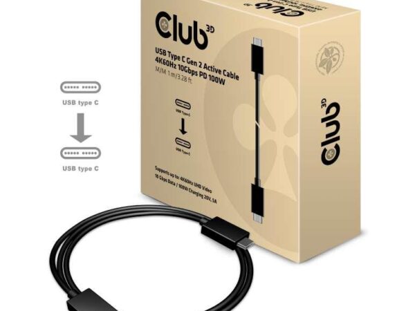 ELKO: 1448408 Club 3D | USB-C to USB-C kaabel | CAC-1522 | 1m