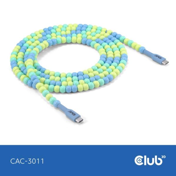 Club 3D | USB-C to USB-C kaabel | CAC-3011 | Sinine