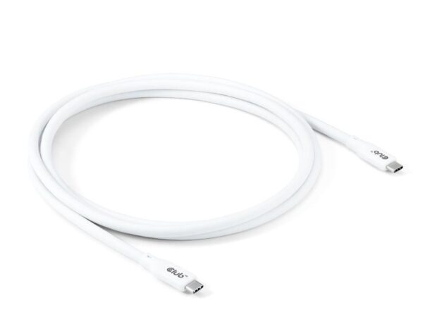 Club 3D | USB-C to USB-C kaabel | CAC-3001 | 2m | Valge