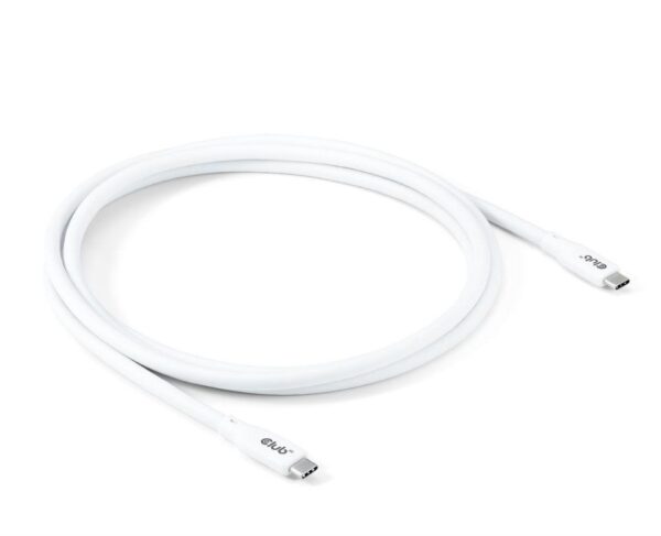 Club 3D | USB-C to USB-C kaabel | CAC-3001 | 2m | Valge