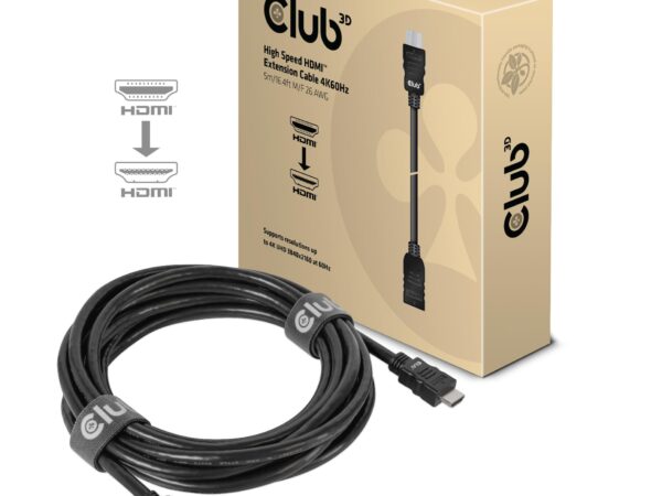 Club3D HDMI pikenduskaabel 5m CAC-1325