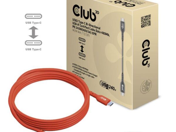 ELKO: 1448433 Club 3D | USB-C to USB-C kaabel | CAC-1515 | 4m