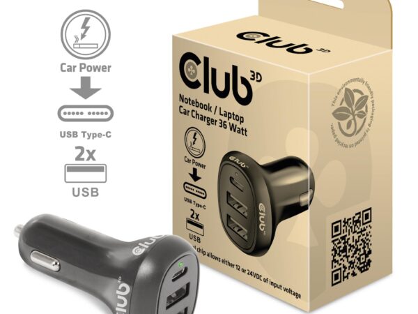 ELKO: 1448437 Club3D autolaadija 36W CAC-1921