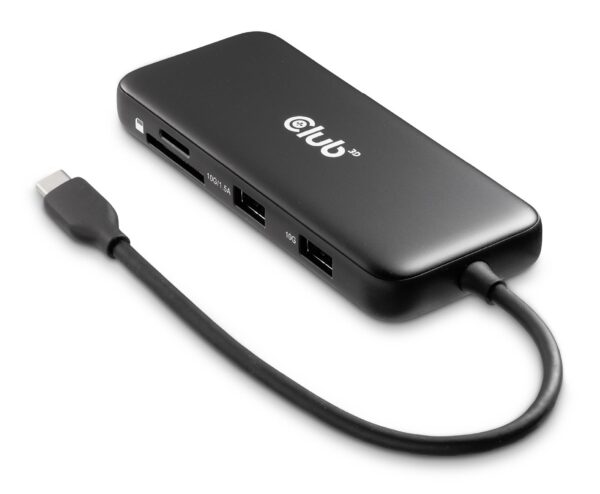 USB-C dokkimisjaam Club3D 8in1 100W
