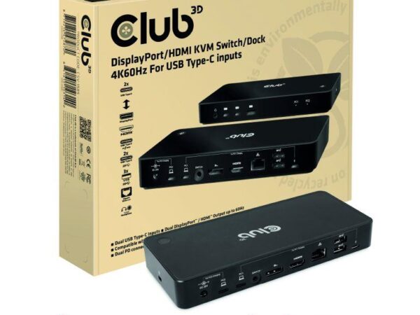 ELKO: 1448457 Club3D CSV-1585 USB-C docking station (120W)