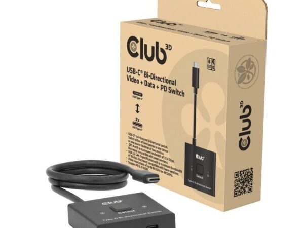 Club3D USB-C lüliti 2-port CSV-2511