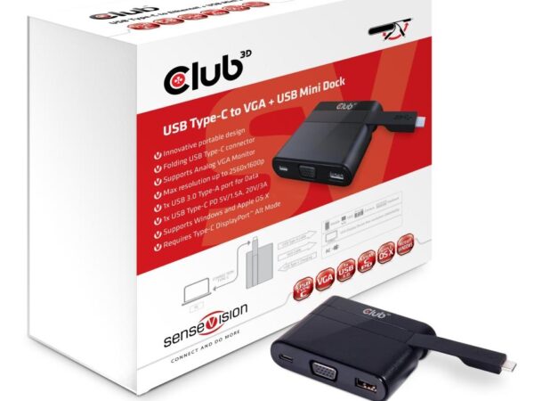 ELKO: 1448478 Club3D USB-C dokkimisjaam 60W CSV-1532