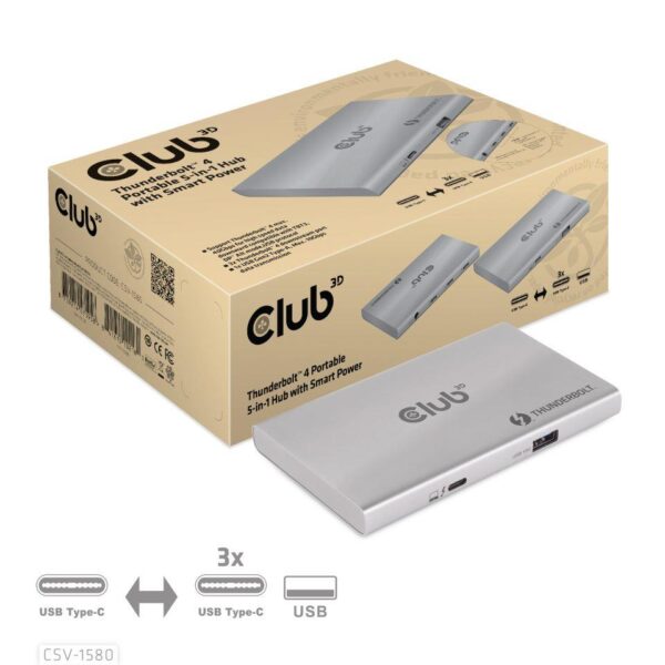 Club3D CSV-1580 Thunderbolt 5in1 hub