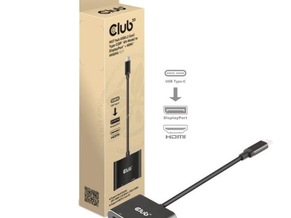 Club3D USB-C jaotur DP/HDMI CSV-1552
