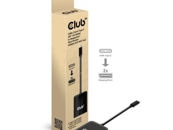 Club3D USB-C jaotur Dual DisplayPort CSV-1555
